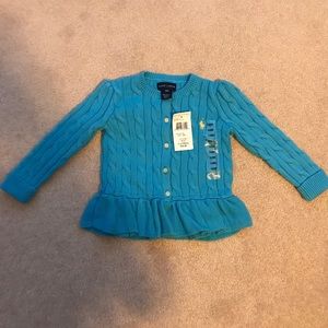 Toddler girl cardigan sweater